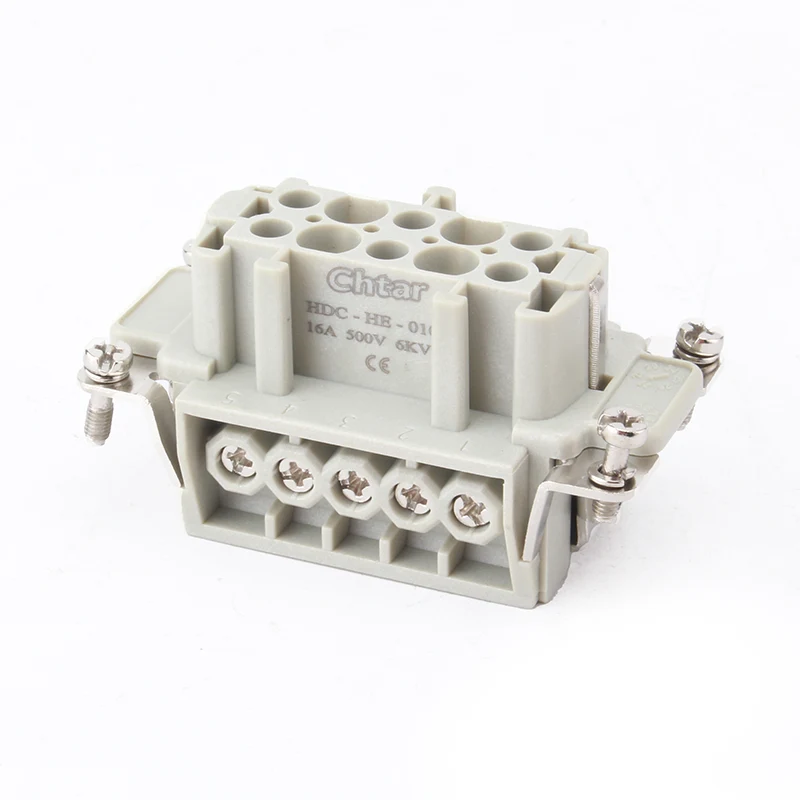 M/F 10 Pin Masukkan Penyambung Tugas Berat