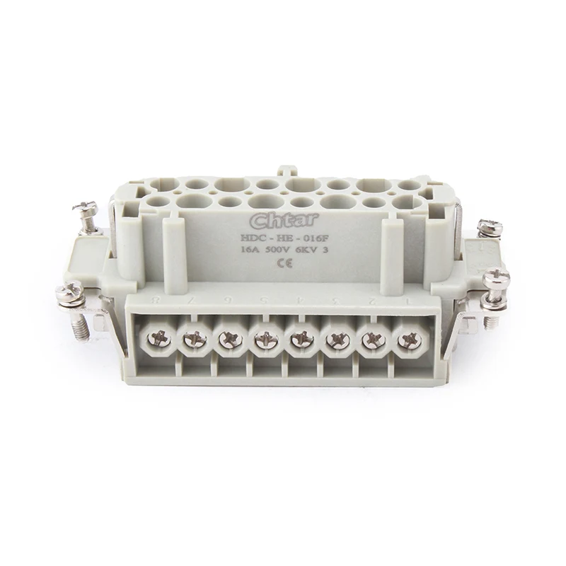 M/F 16 Pin Masukkan Penyambung Tugas Berat